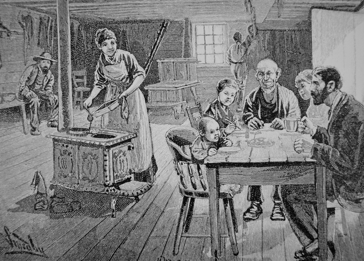 Amerikaanse boerderij door American School