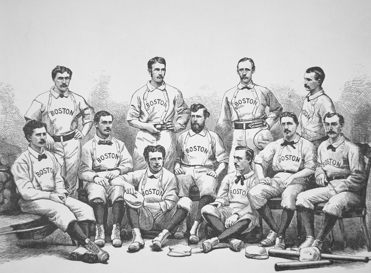 Boston Red Sox, nationale kampioenen in 1874 door American School