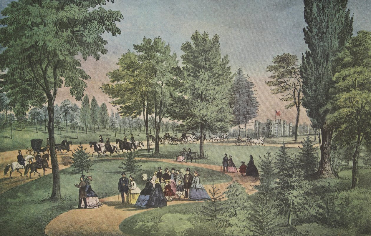Central Park, de rit door American School