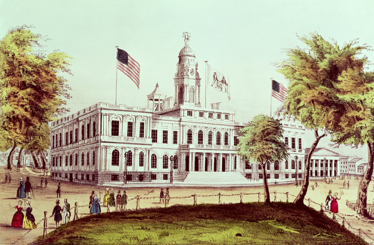 Stadhuis, New York door American School