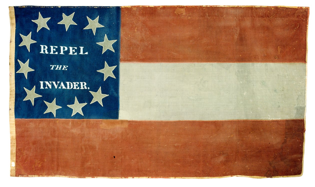 Confederale Nationale Vlag (textiel) door American School