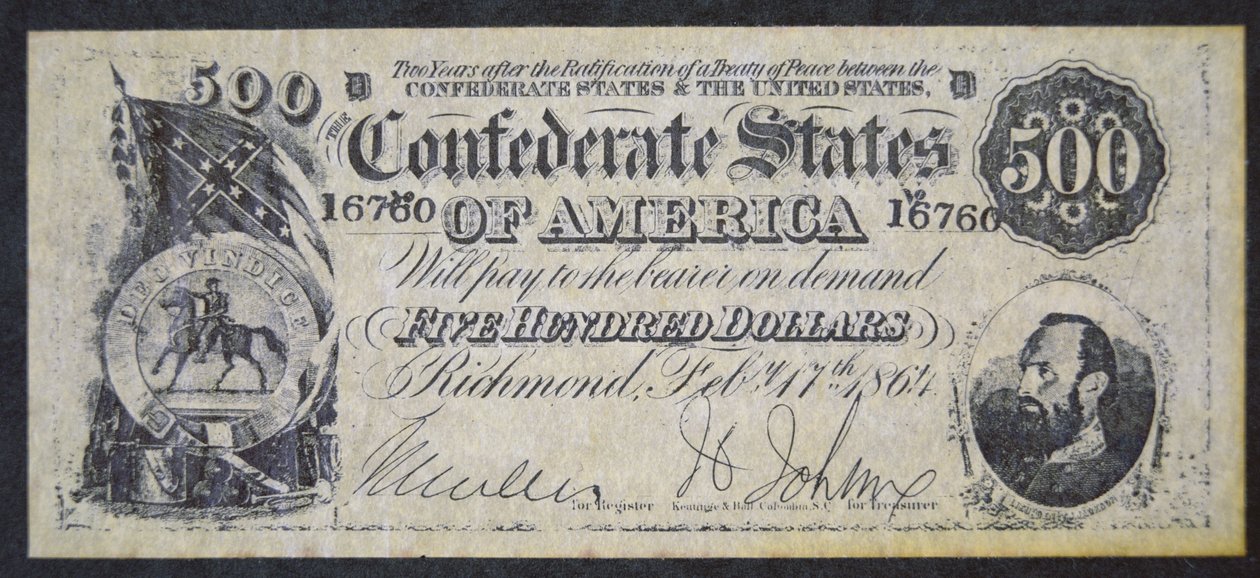 Geconfedereerd papiergeld door American School