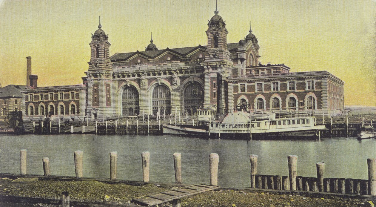 Ellis Island - Immigratiedepot, New York door American School