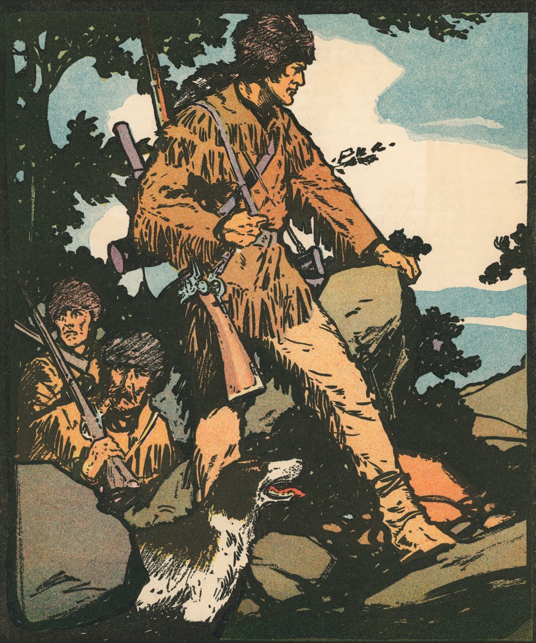 Ontdekkingsreizigers: Grensman Daniel Boone door American School