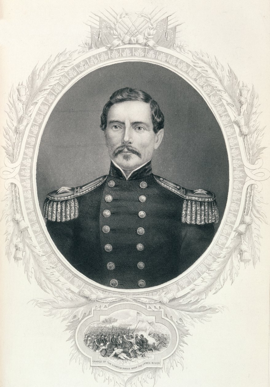 Generaal Pierre Gustave Toutant Beauregard, uit 