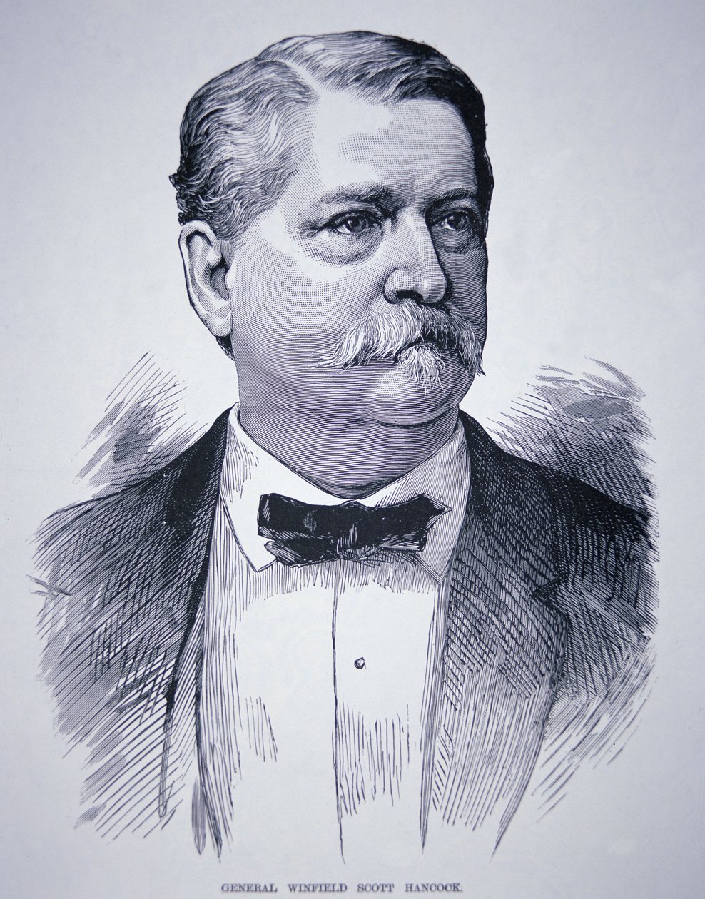 Generaal Winfield Scott Hancock (1824-86) door American School