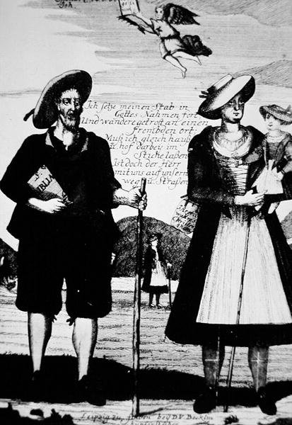 Duitse Moravische broeders door American School