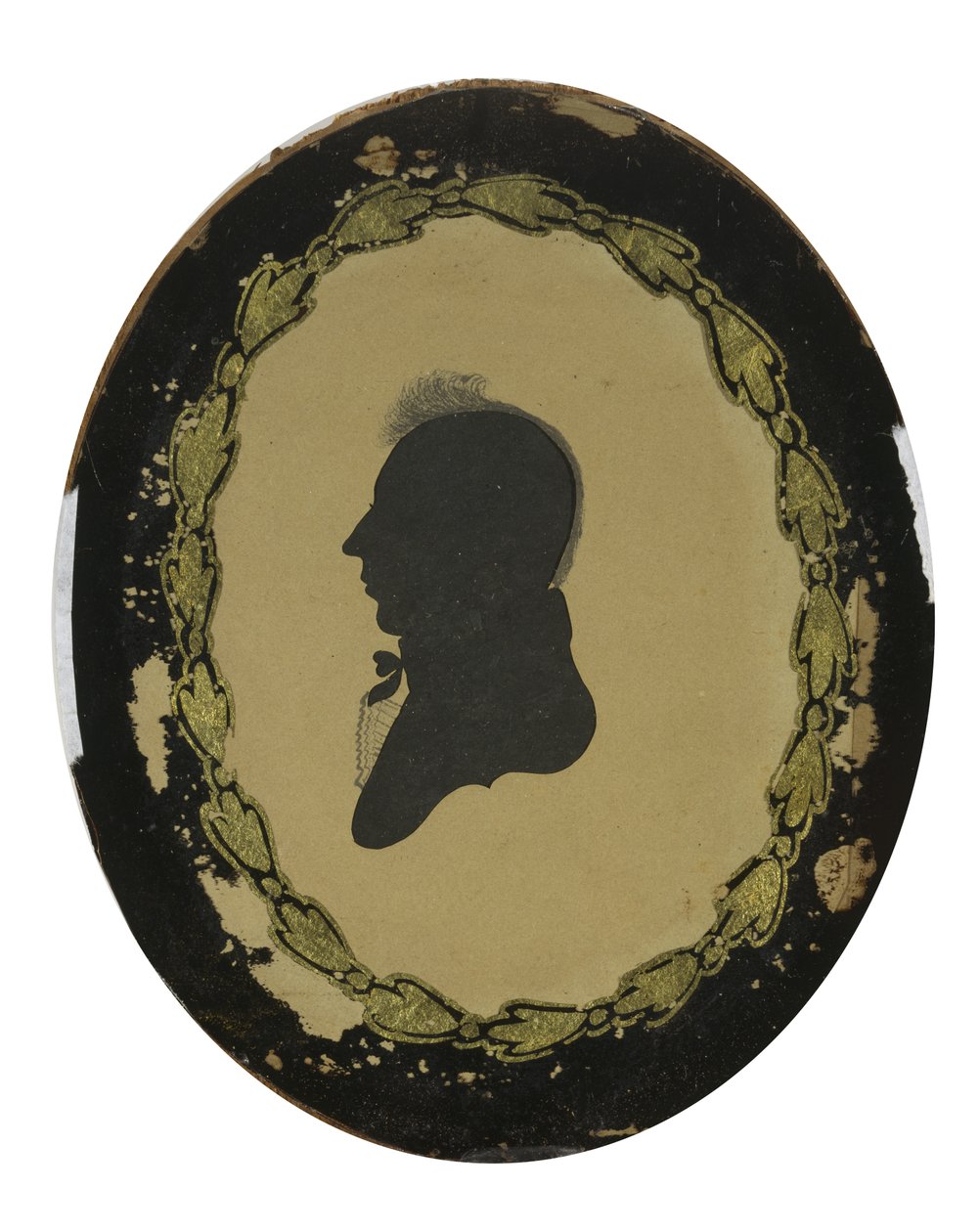 Uitgesneden Silhouet van een Man, ca. 1800-1805 door American School