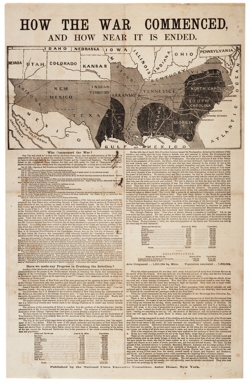 Hoe de oorlog begon, en hoe dicht hij bij het einde is, 1864 door American School
