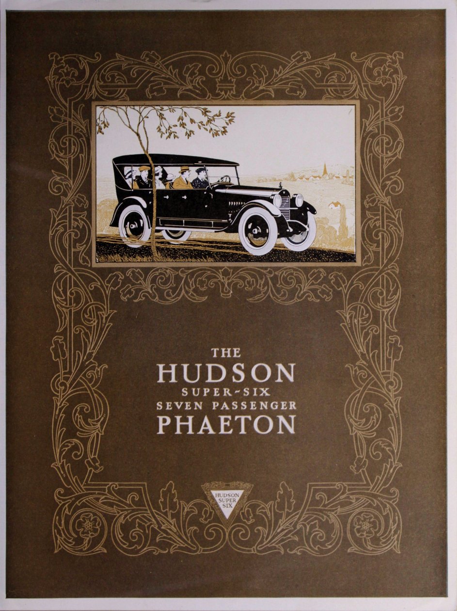 Hudson Super-Six Zeven Passagiers Phaeton, 1923 door American School
