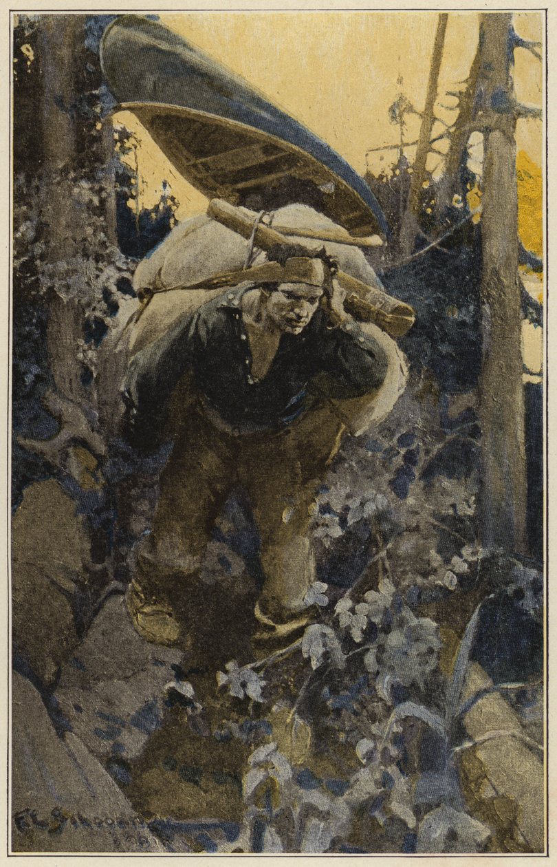 Illustratie voor Days Off and Other Digressions (kleurenlitho) door American School