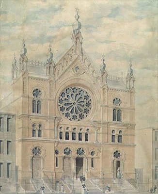 Khal Adath Jeshurun Synagoge, New York door American School