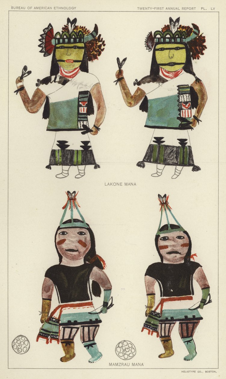 Lakone Mana, Mamzrau Mana (kleurenlitho) door American School