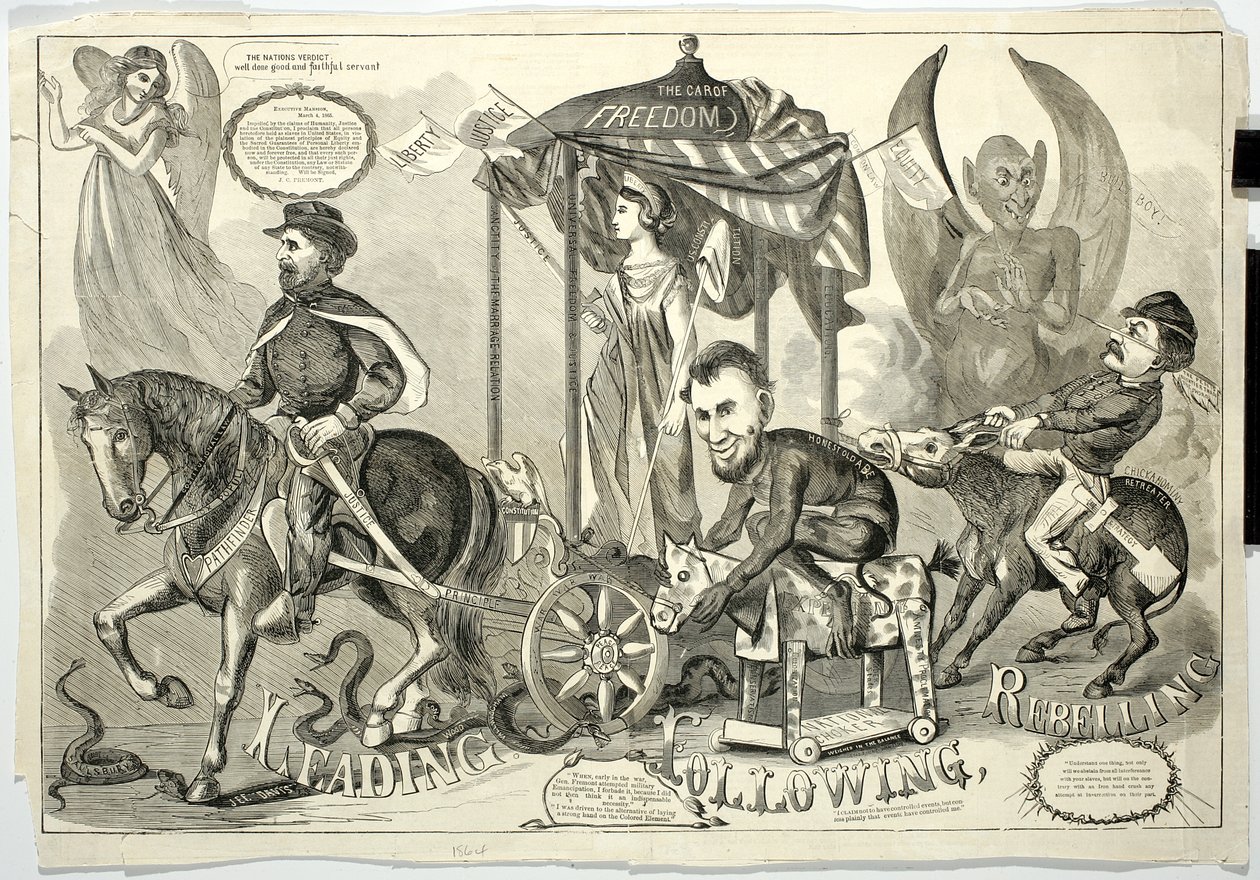 Leiden, volgen, rebelleren, 1864 door American School