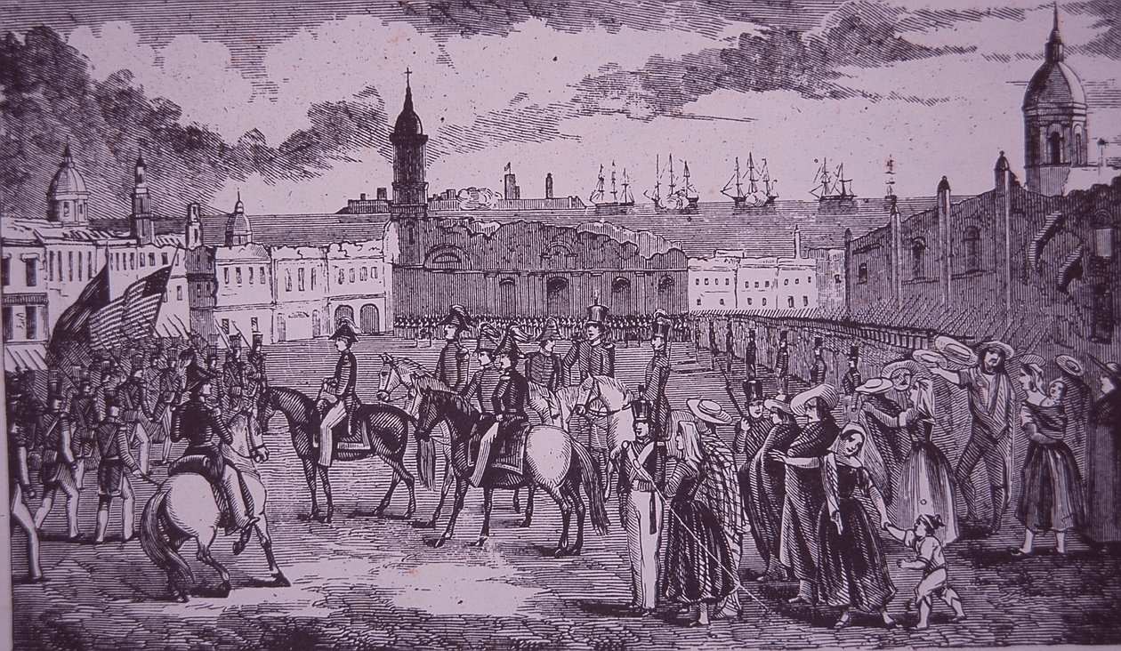 Mexicaans-Amerikaanse Oorlog (1846-48), overgave van Veracruz door American School