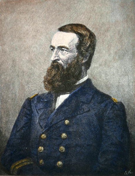 Portret van David Dixon Porter (1813-91), Admiraal in de Federale Marine door American School