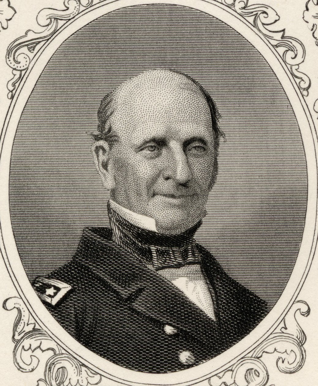 Portret van Silas Horton Stringham (1798-1876) door American School