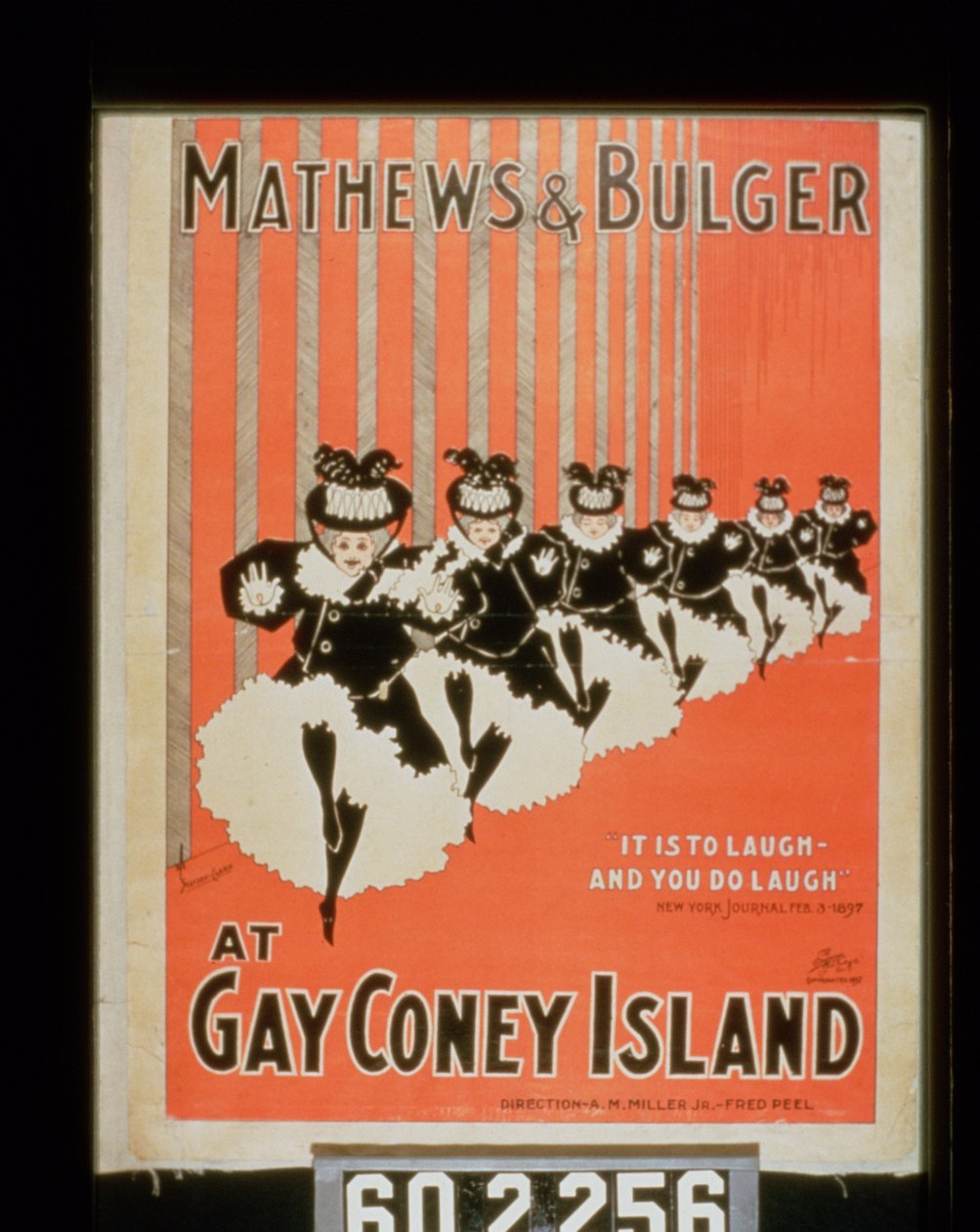 Poster voor Mathews & Bulger in Gay Coney Island door American School