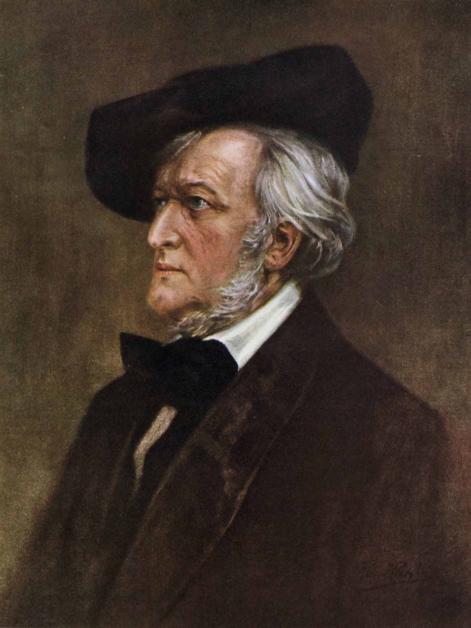 Richard Wagner (litho) door American School