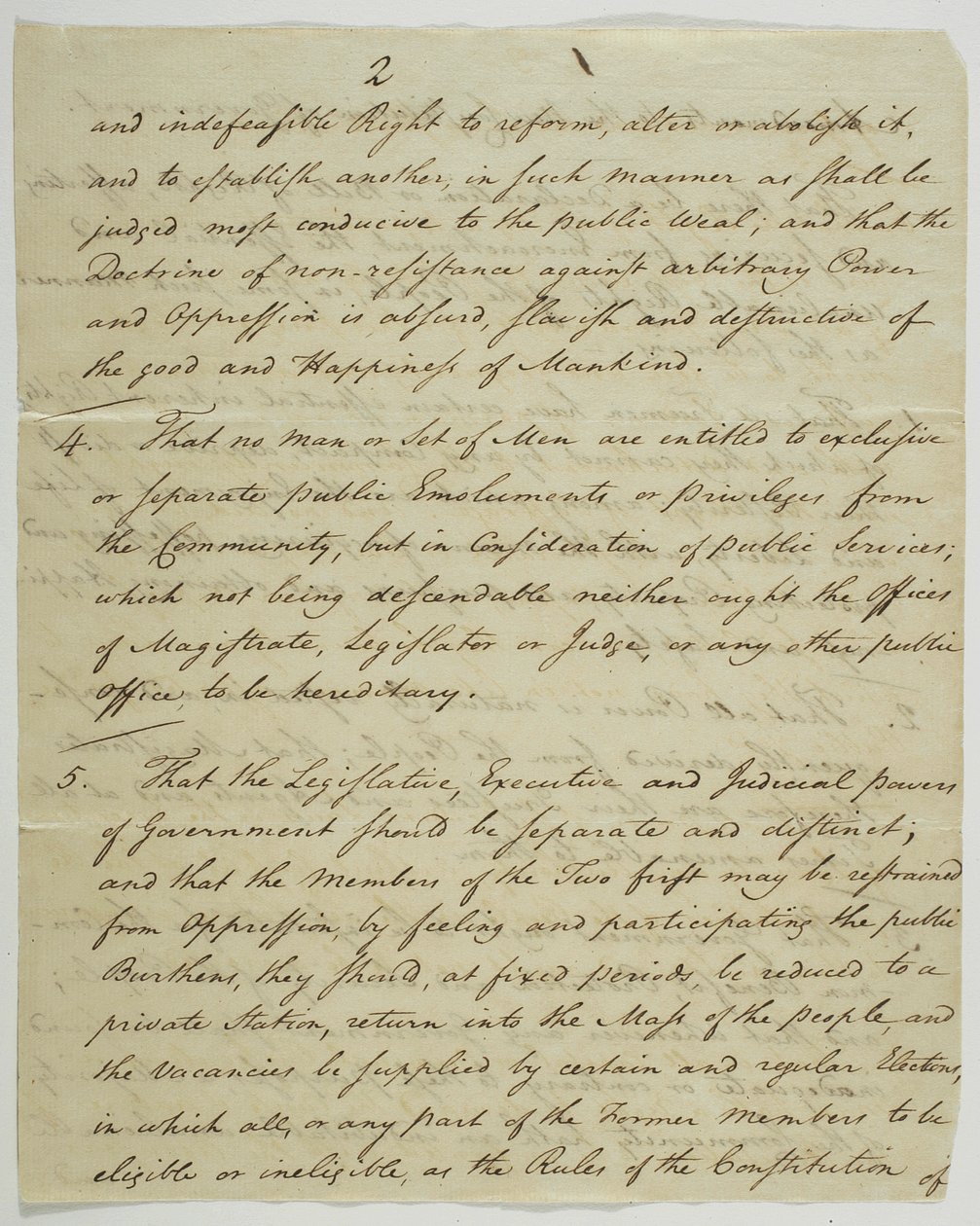 De Bill of Rights, kopie ondertekend in Federal Hall, 1789 door American School