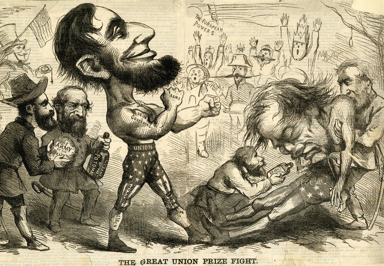 Het Grote Unie Prijsgevecht, 1861 door American School