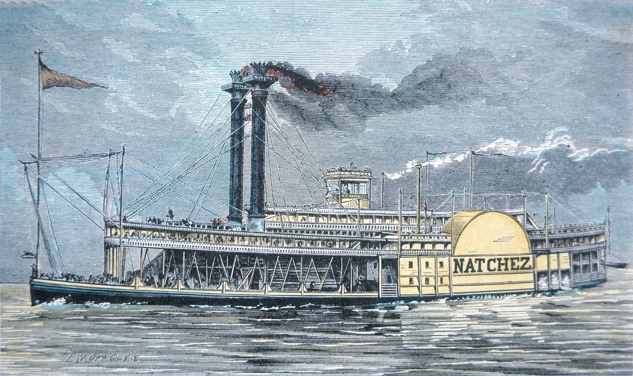 De Mississippi zijwieler 