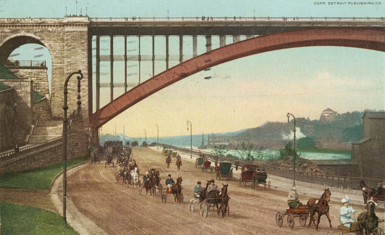 De Speedway, New York, ca. 1911 door American School