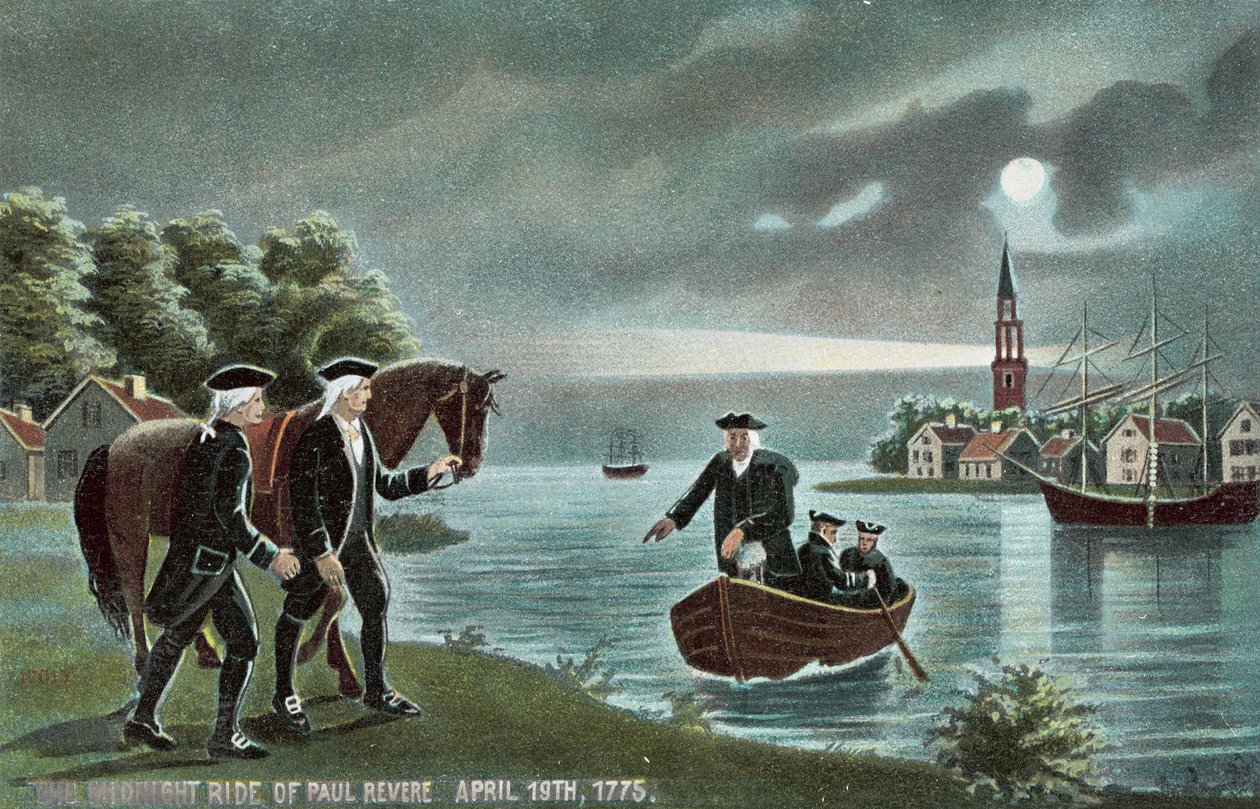 De middernachtelijke rit van Paul Revere door American School