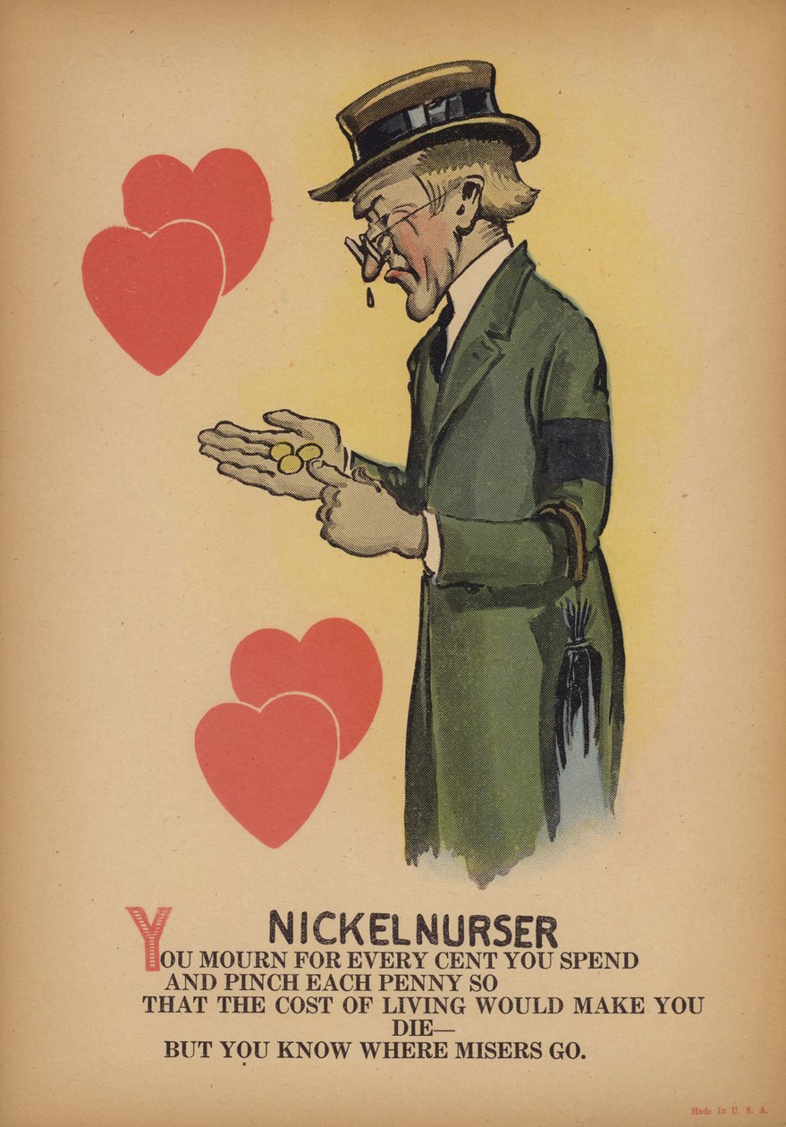De nikkelverver (kleurenlitho) door American School