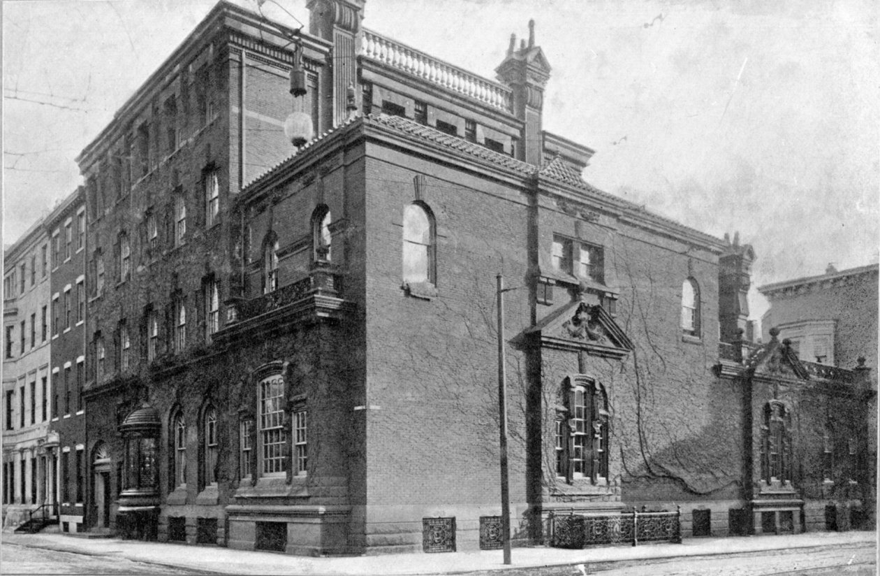 Thomas Alexander Scott Residence, S. Rittenhouse Square, hoek van 18th St. door American School