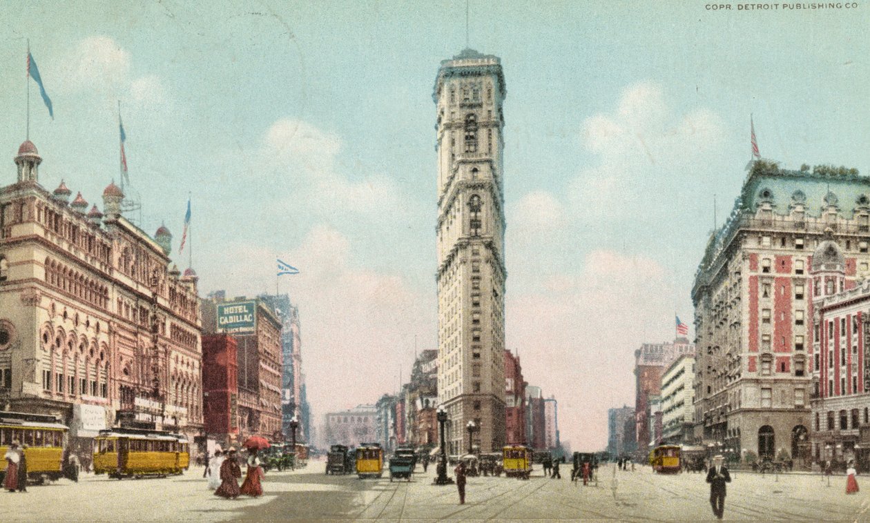 Times Square, New York, ca. 1910 door American School