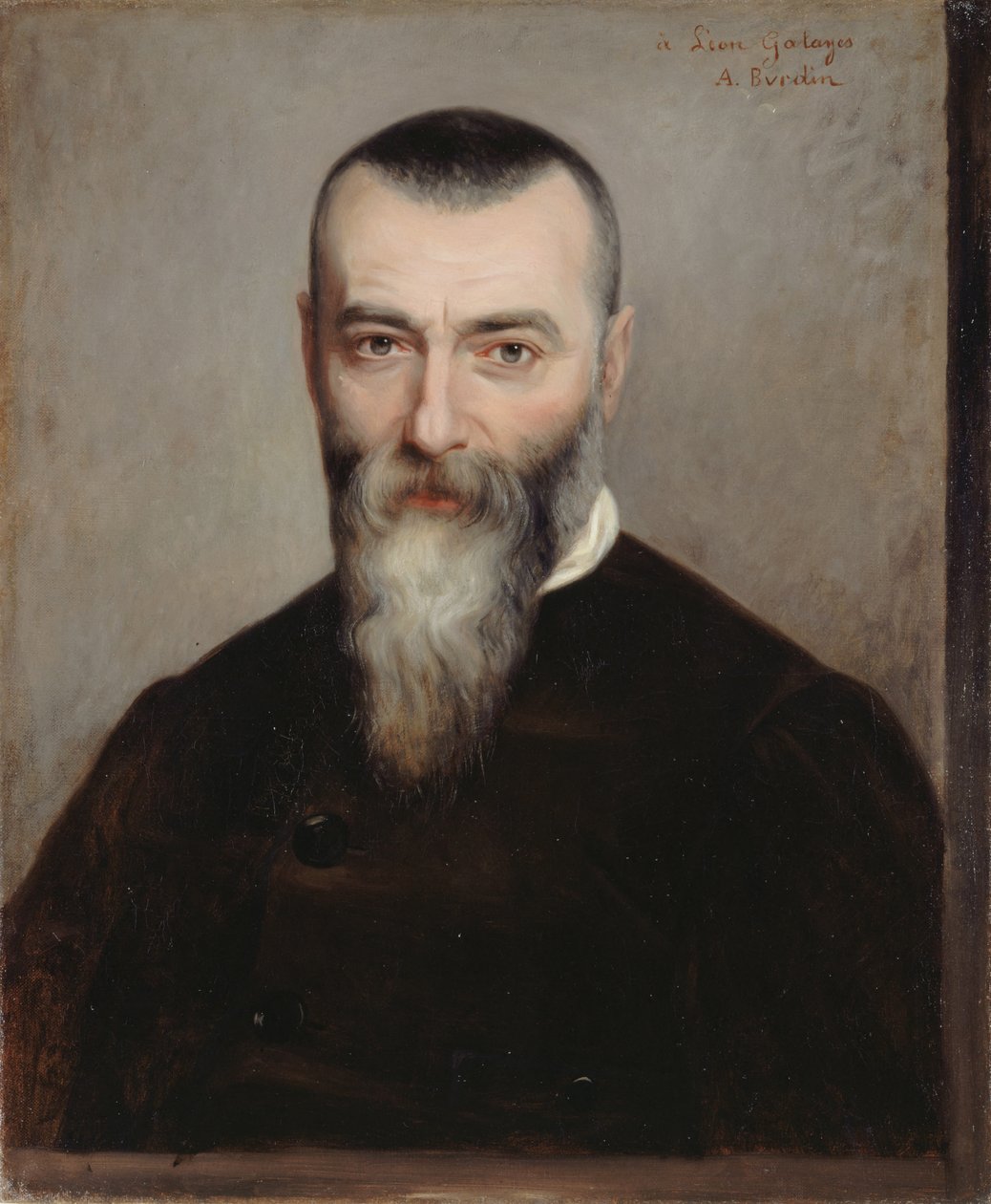 Portret van Alphonse Karr 1808-1890, 1865 door Amélie Burdin