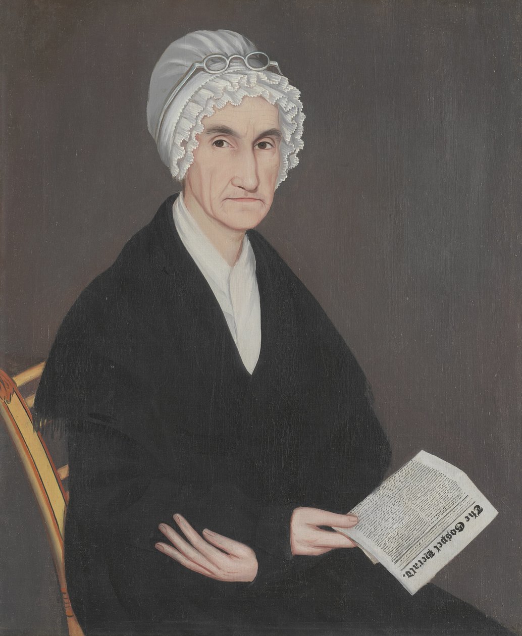 Mevrouw Reuben Allerton Lois Atherton, 1821-22 door Ammi Phillips