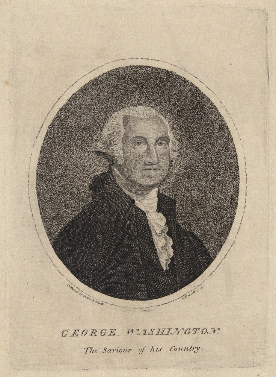 George Washington, de Redder van zijn Land door Amos Doolittle