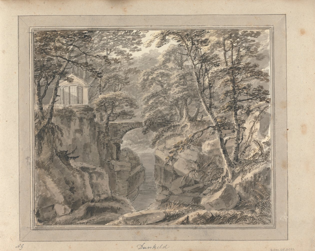 Uitzichten in Engeland, Schotland en Wales: Tour in Schotland; Dunkeld door Amos Green