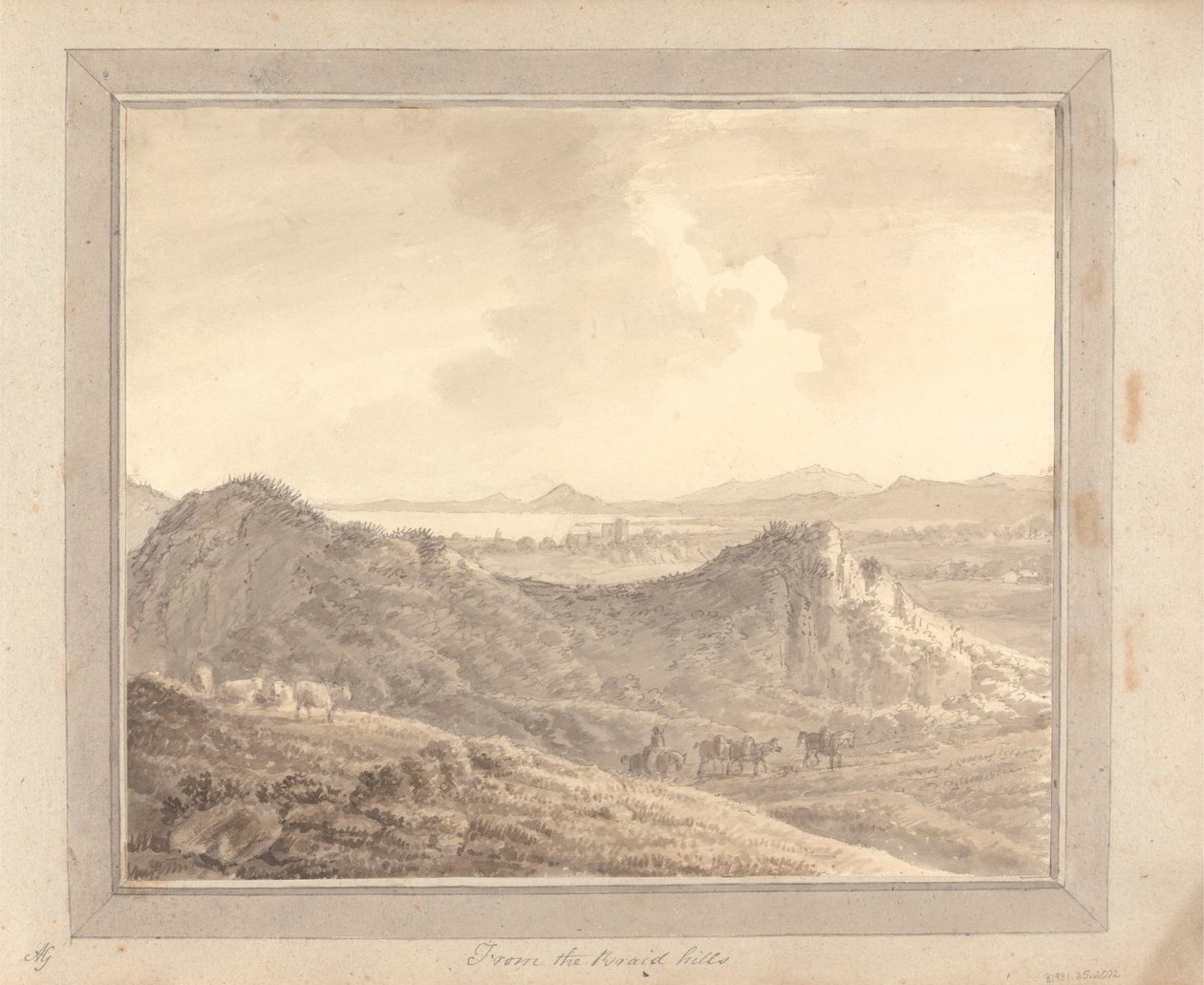 Uitzichten in Engeland, Schotland en Wales: Tour in Schotland; vanaf de Braid Hills door Amos Green