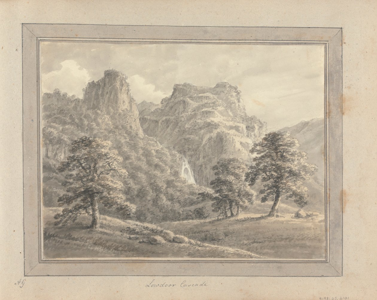 Uitzichten in Engeland, Schotland en Wales: Tour in Schotland; Lowdoor Cascade door Amos Green