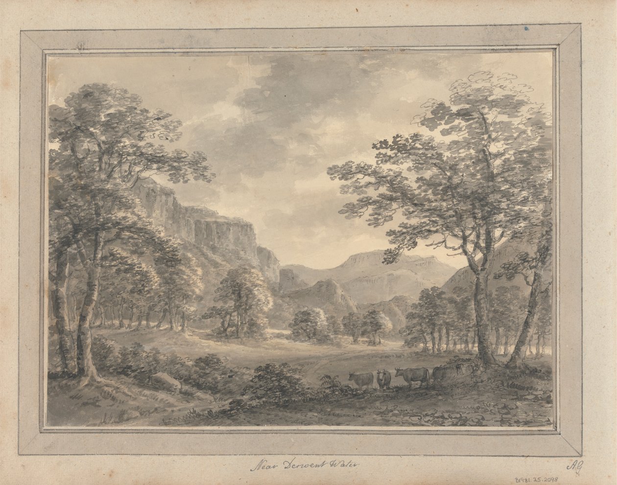 Uitzichten in Engeland, Schotland en Wales; Tour in Schotland: Bij Derwent Water door Amos Green