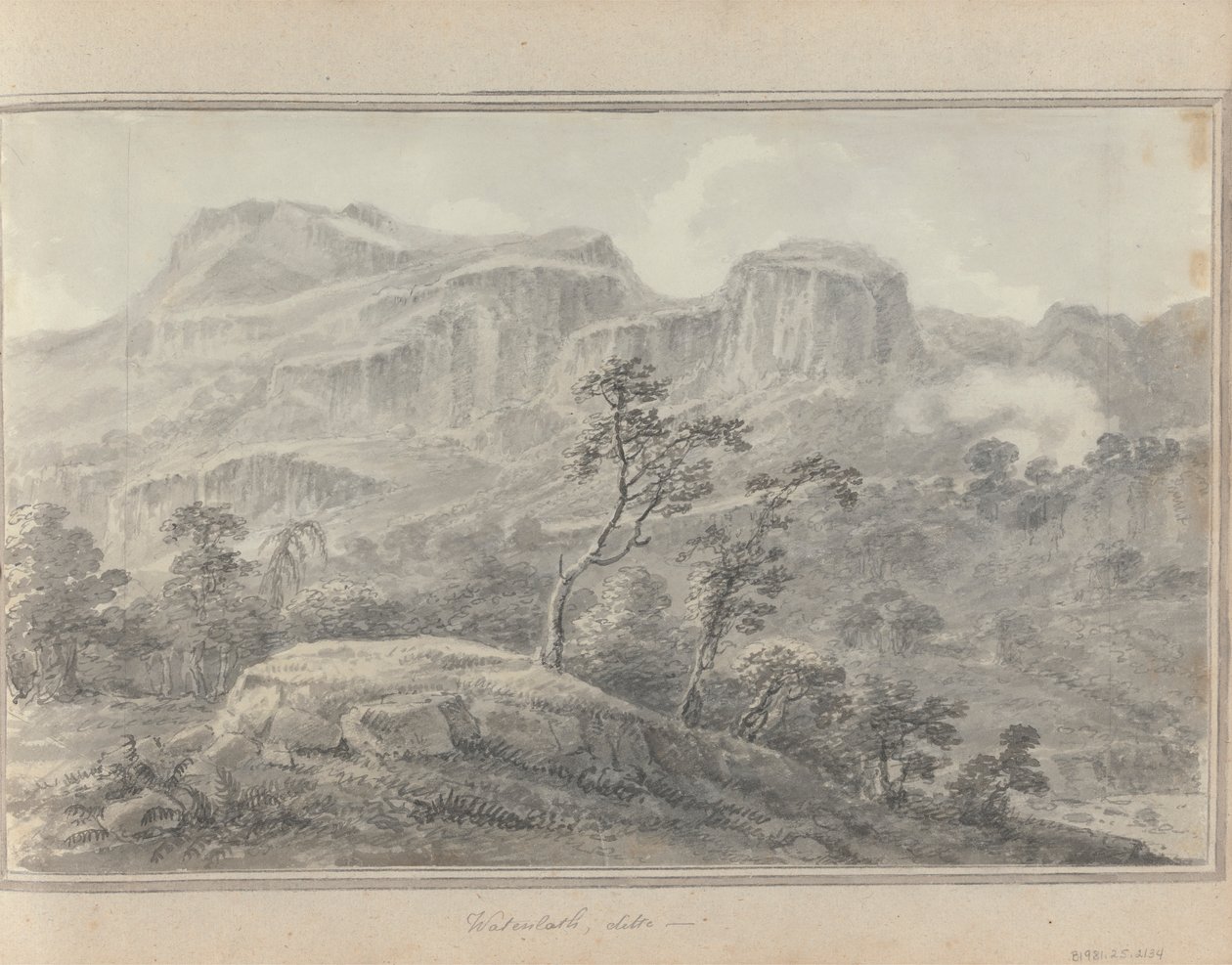 Uitzichten in Engeland, Schotland en Wales: Watenlath, 30 augustus 1802 door Amos Green