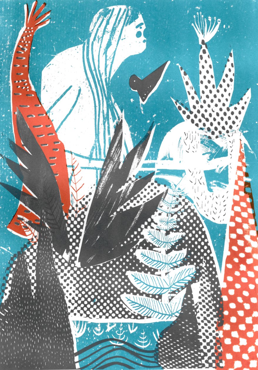 Formulieren 5, 2015 (schermprint) door Amy Louise Evans