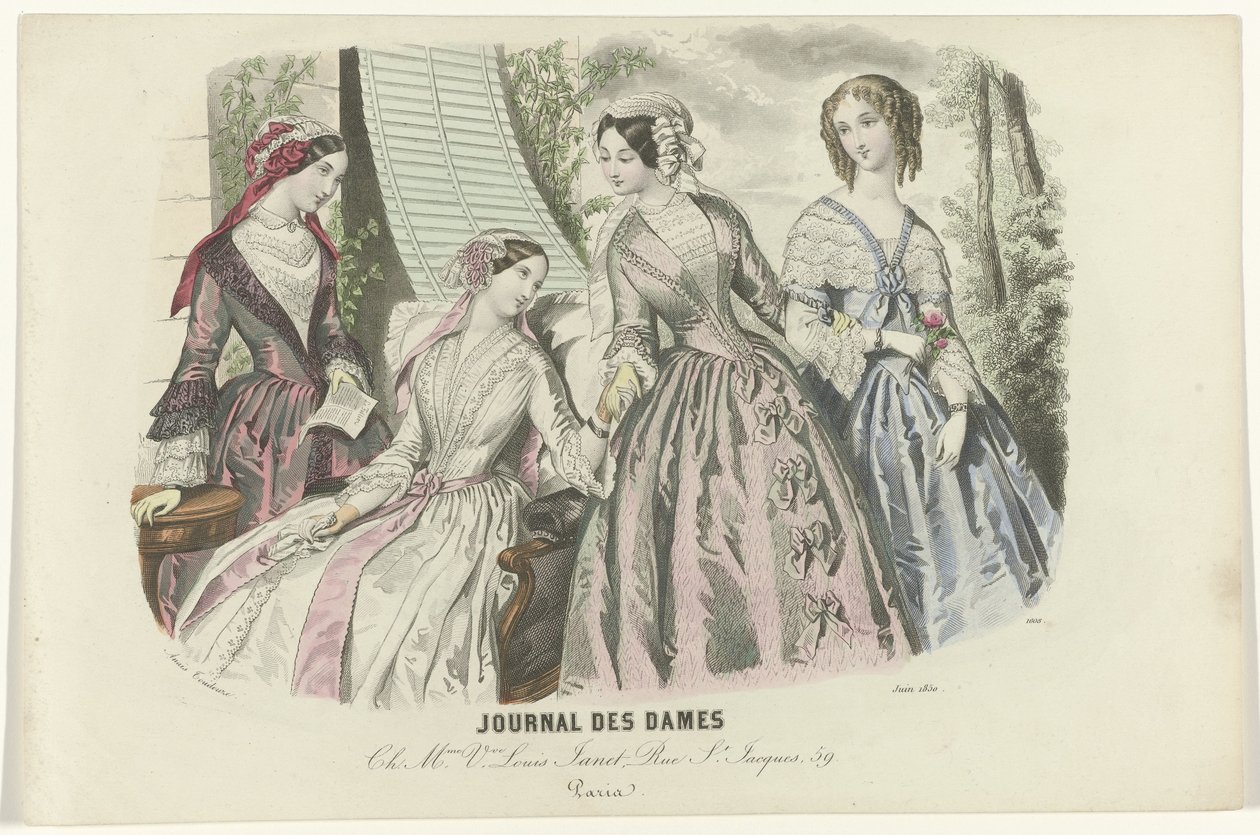 Journal des Dames, Juni 1850, No. 1608: Ch. Mme Louis Janet door Anaïs Colin Toudouze