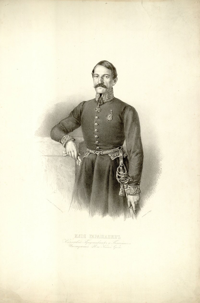 Ilija Garasanin door Anastas Jovanović