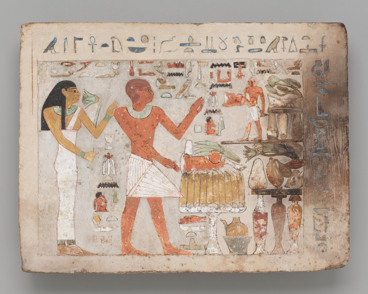 Stela van Amenemhat en Hemet door Ancient Egyptian
