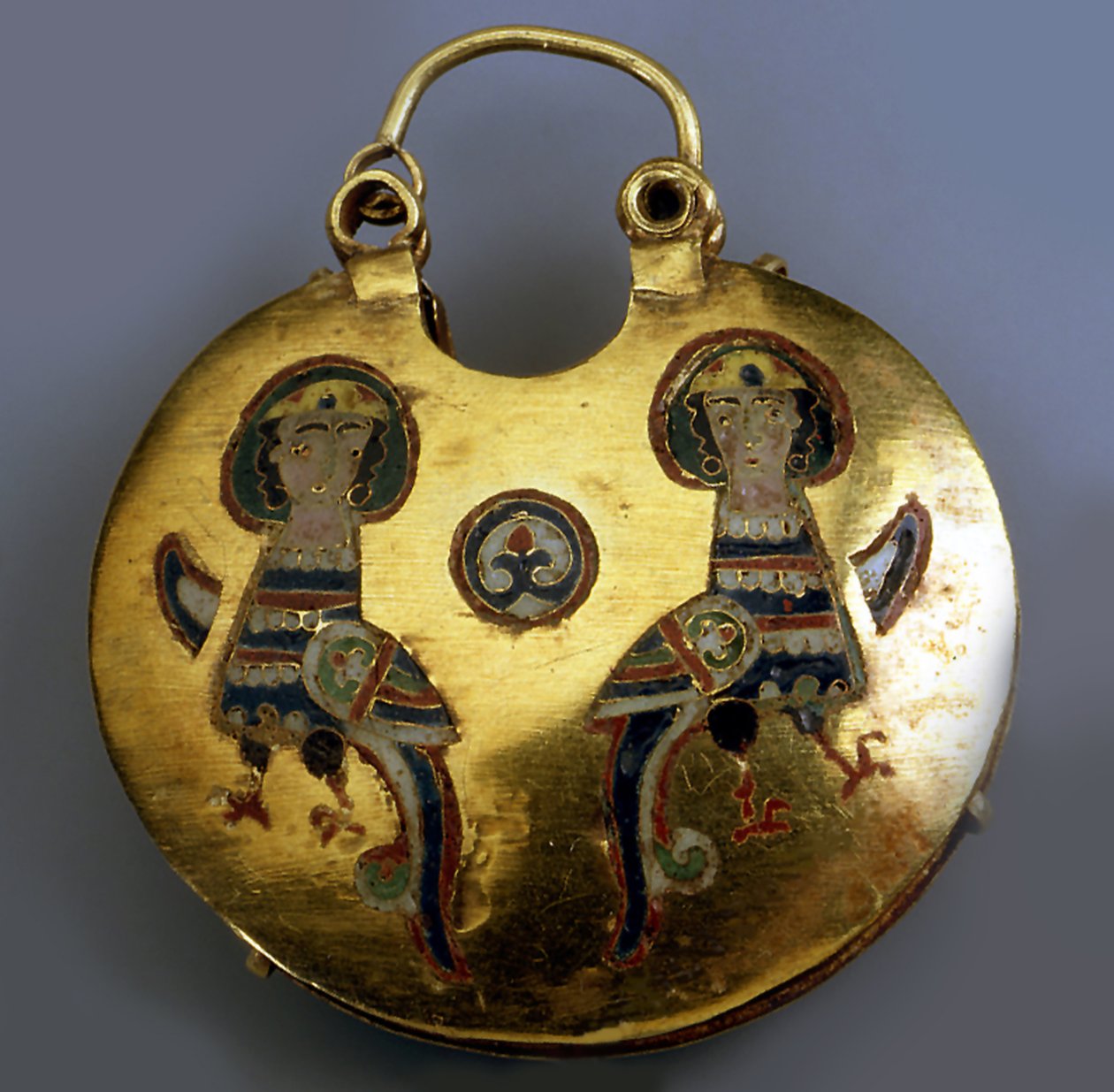 Gouden hanger Kolt met de Sirin vogels door Ancient Russian Art