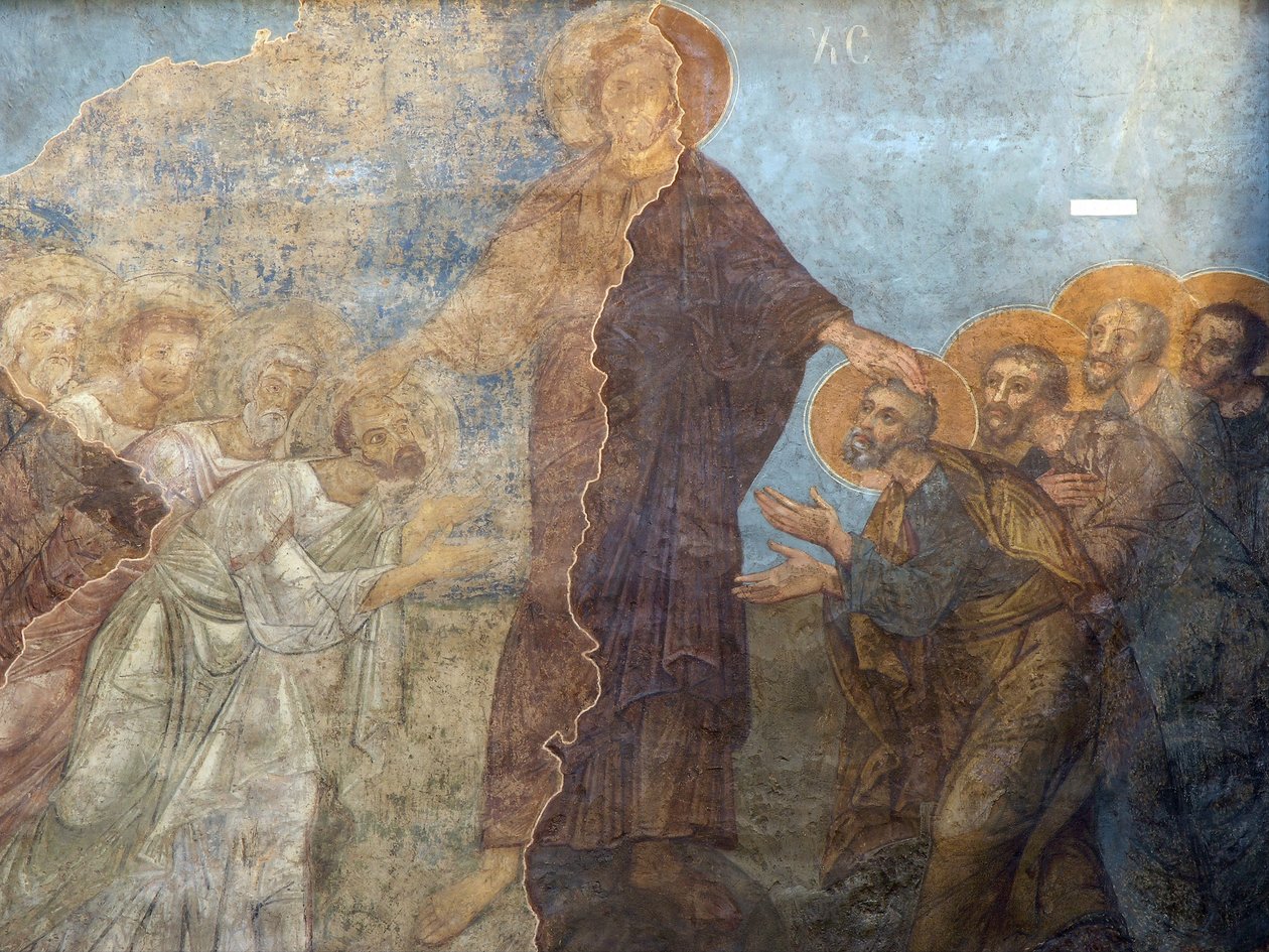Pinksteren door Ancient Russian frescos