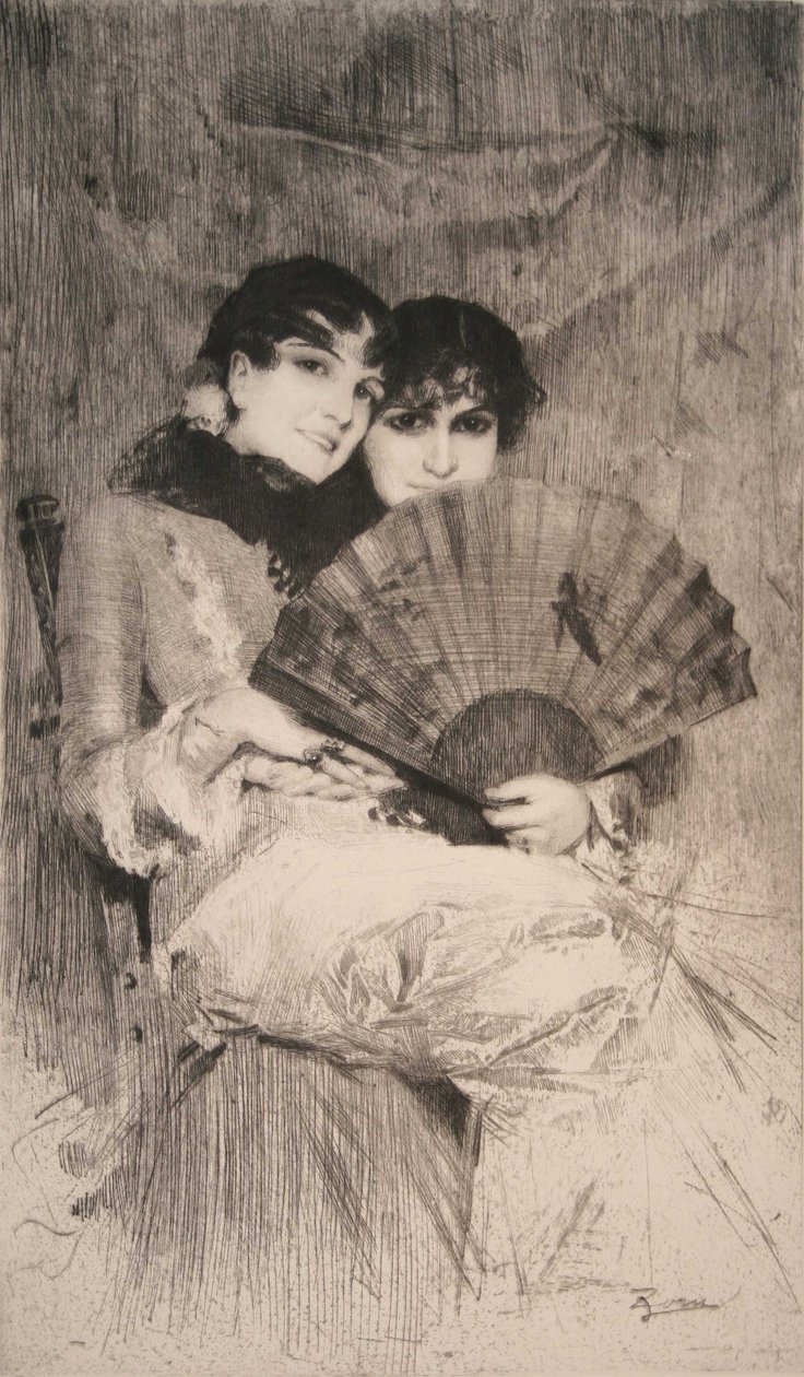 De nichten door Anders Leonard Zorn