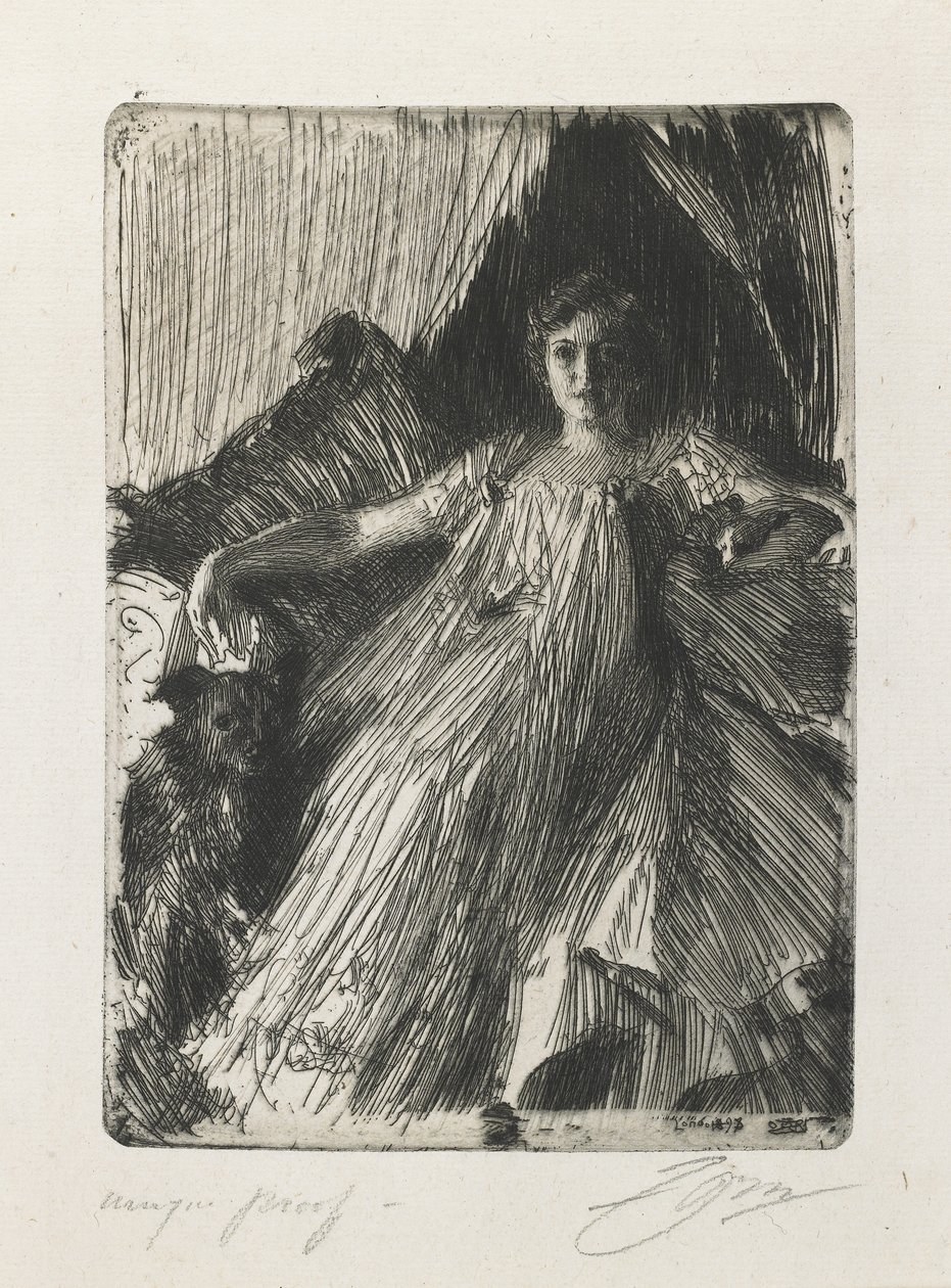 Maud Cassel (Mevrouw Ashley) door Anders Leonard Zorn