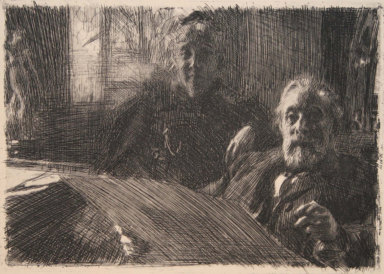 De heer en mevrouw Fürstenberg door Anders Leonard Zorn
