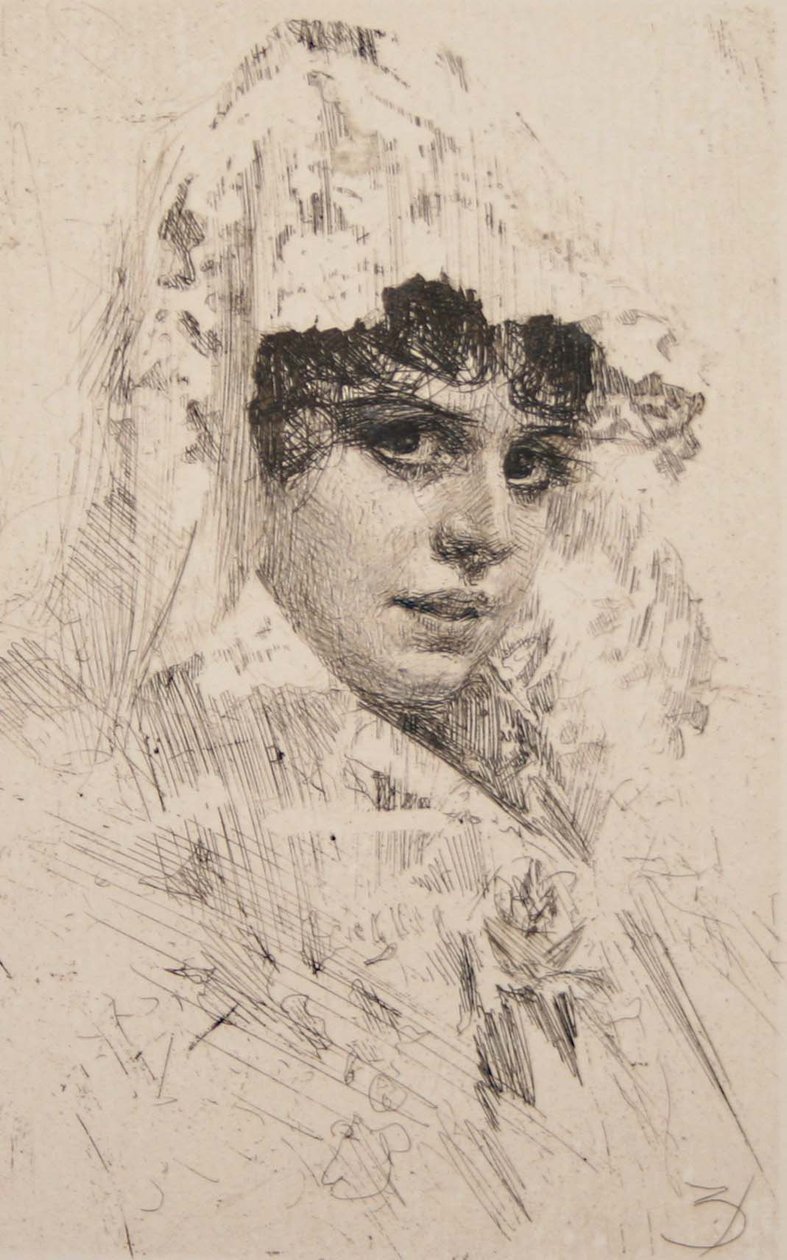 Spaanse vrouw door Anders Leonard Zorn