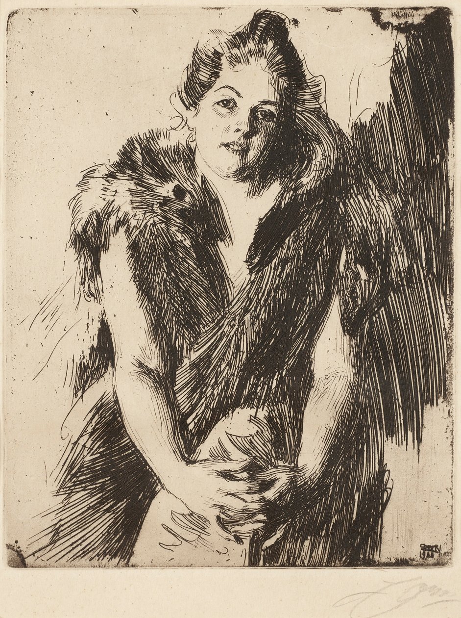 Maja von Heijne door Anders Leonard Zorn
